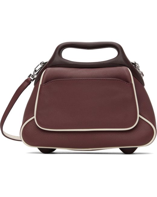 Ecco Red Burgundy Kiko Kostadinov Edition Centauri Medium Bag