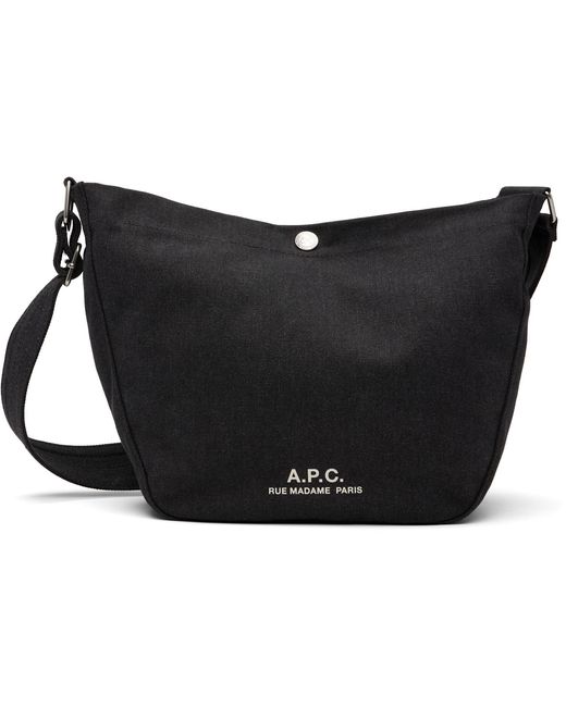 A.P.C. Black Journal Satchel