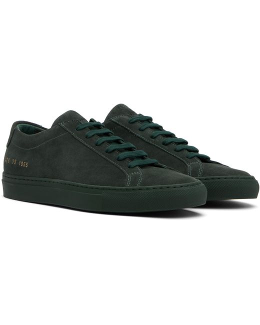 Baskets Achilles Vertes En Suède Common Projects pour homme en coloris Black