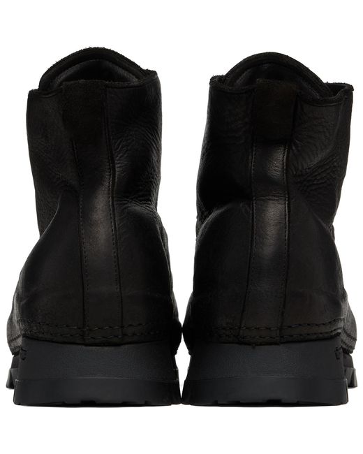 Guidi Black Hiking Boots for men