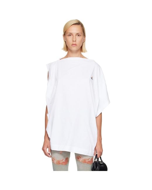Vivienne Westwood White Oversized Hebo T-Shirt