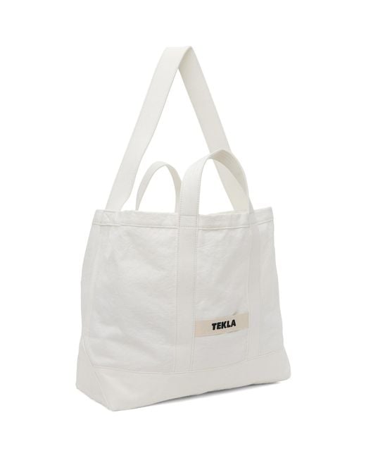 Tekla White Beach Tote