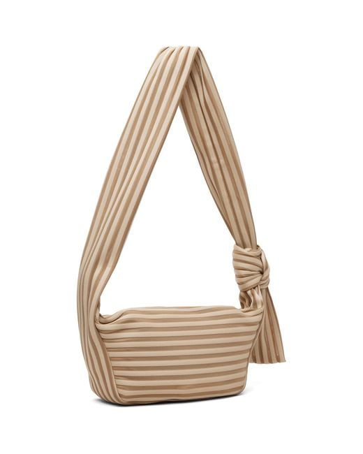 Issey Miyake Natural Linear Knit 58 Bag