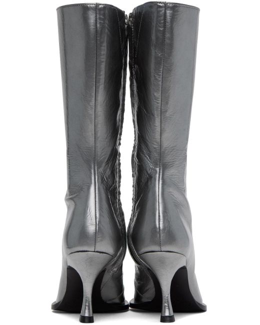 Acne clearance silver boots