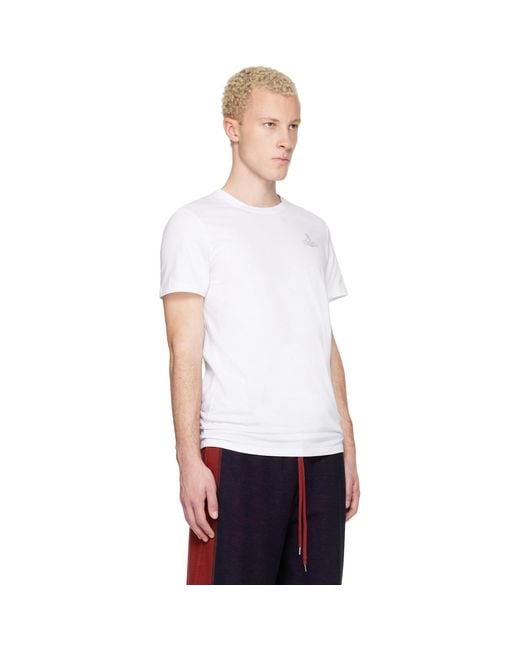 Vivienne Westwood White Two-Pack Cotton Jersey T-Shirts for men