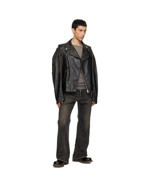 Maison Mihara Yasuhiro Black Flared Jeans for men