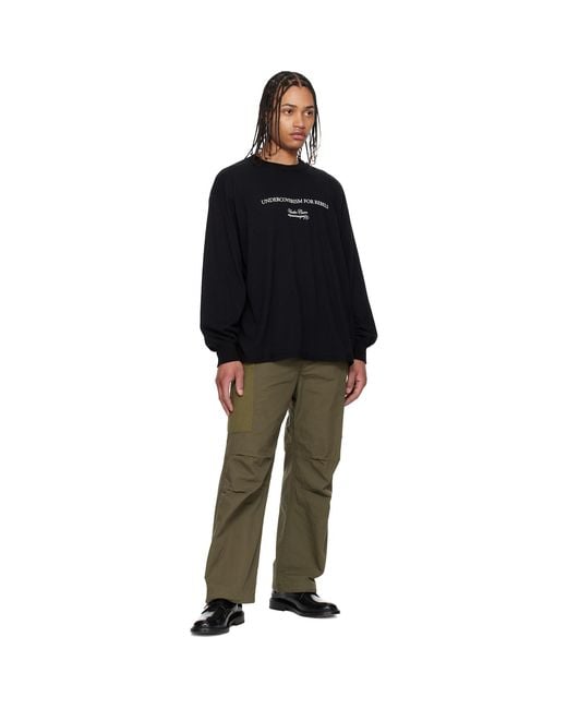 Undercover Black Up1F4807 T-Shirt for men