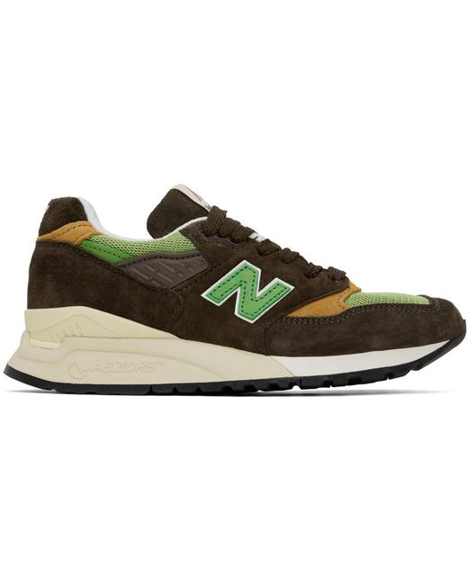 New Balance Black Brown & Made In Usa 998 Sneakers for men