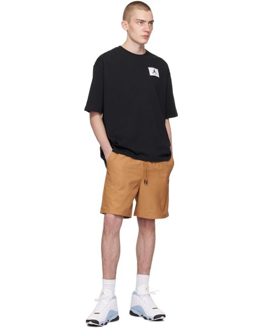 Nike Black Tan Essentials Shorts for men