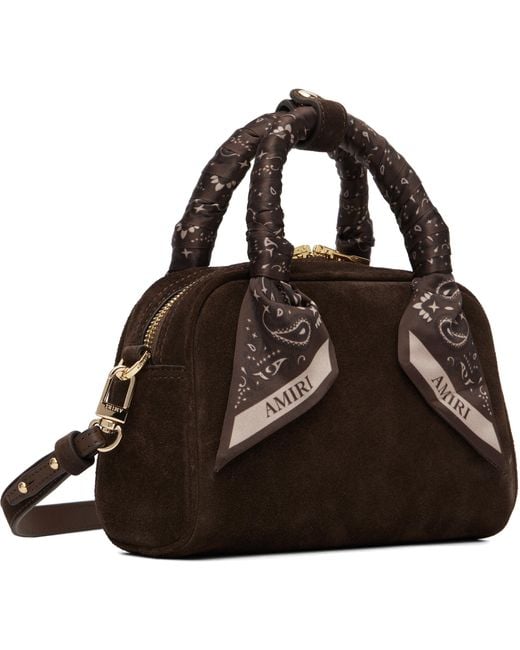 Amiri Black Micro Ma Bowling Bag