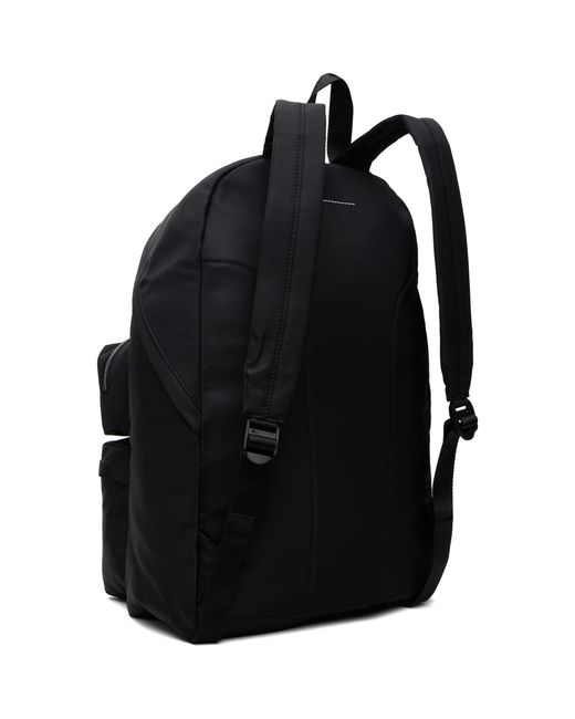 MM6 by Maison Margiela Black Numeric Backpack for men