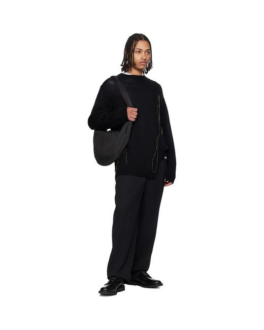 Comme des Garçons Black Grid Check Pattern Bag for men
