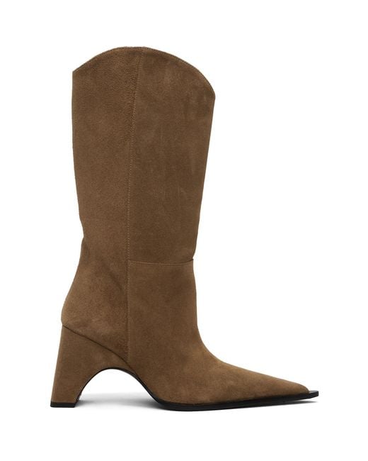 Coperni Brown Cowboy Bridge Boots