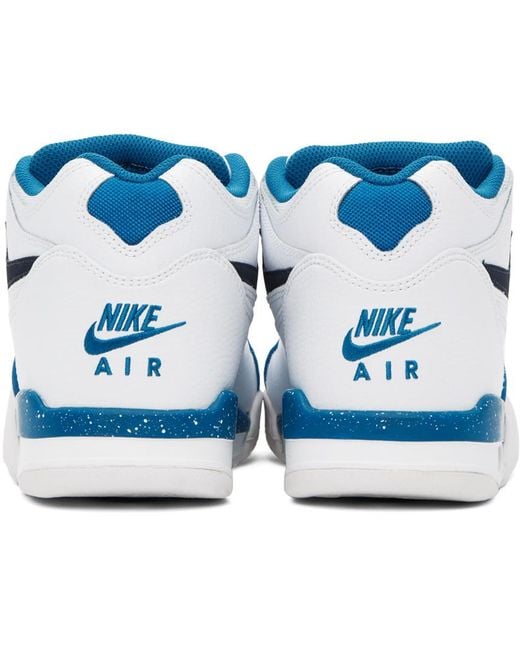 Nike Black White & Blue Air Flight 89 Sneakers for men