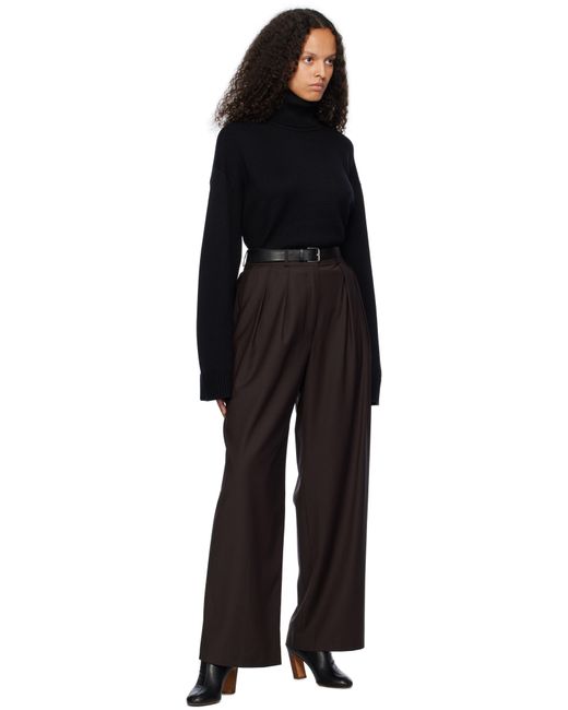 Frankie Shop Black Rhea Trapeze Turtleneck