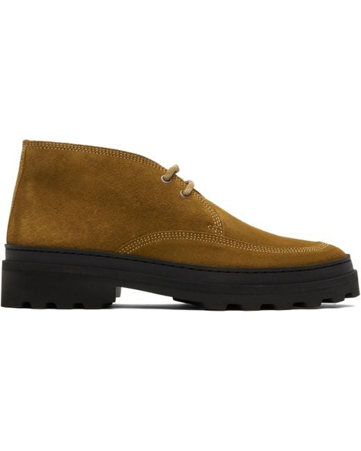 A.P.C. Black Clem 2.0 Desert Boots for men