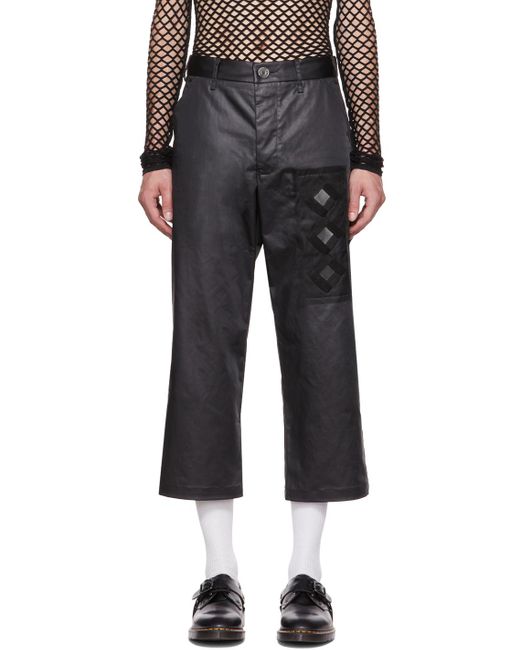 Song For The Mute Black Work Trousers for men