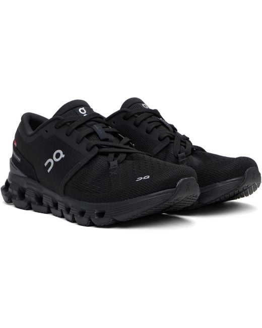 On Shoes Black Cloud X 4 Sneakers for men