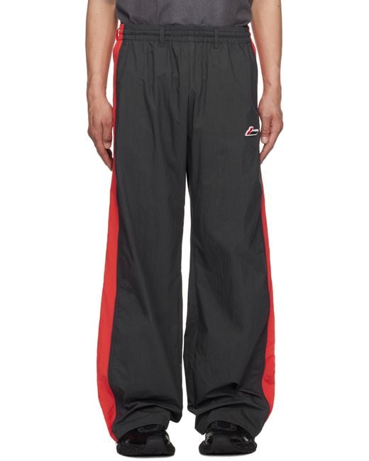 we11done Black Selldone Colorblock Track Pants for men
