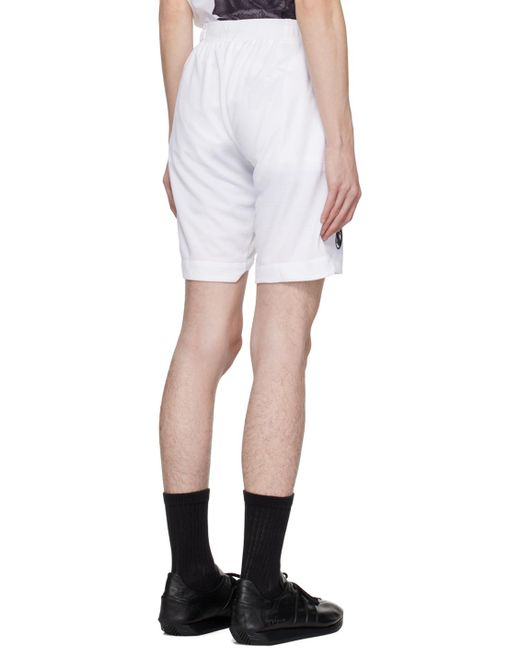 Y-3 White Real Madrid Edition Pre-Match Shorts for men