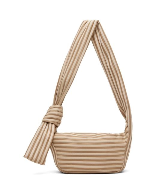 Issey Miyake Natural Linear Knit 58 Bag