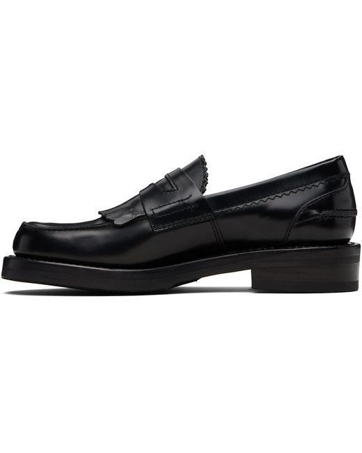 Our Legacy Black Leather Loafers for men
