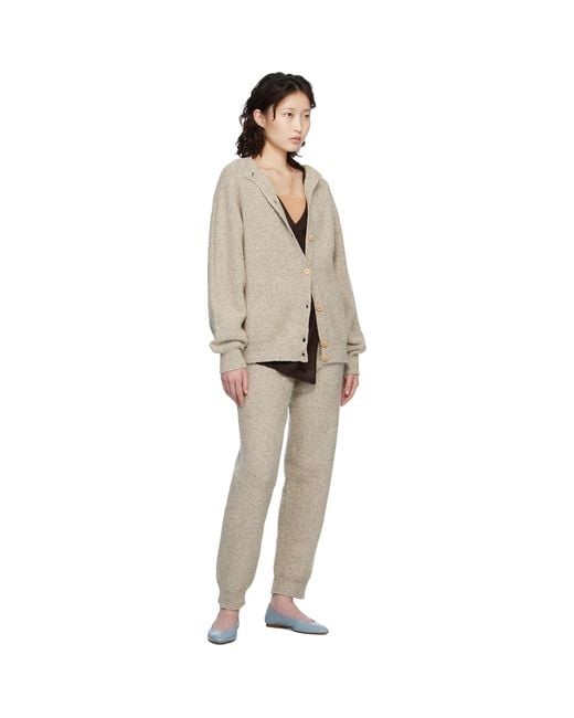 Baserange Natural Taupe Soar Cardigan