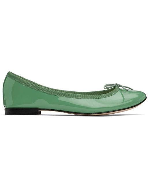 Repetto Green Ssense Exclusive Cendrillon Ballerina Flats