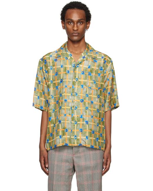 Marni Green Saraband Shirt for men