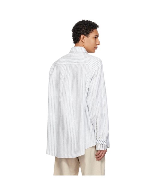 Jacquemus White 'The Letro' Shirt for men