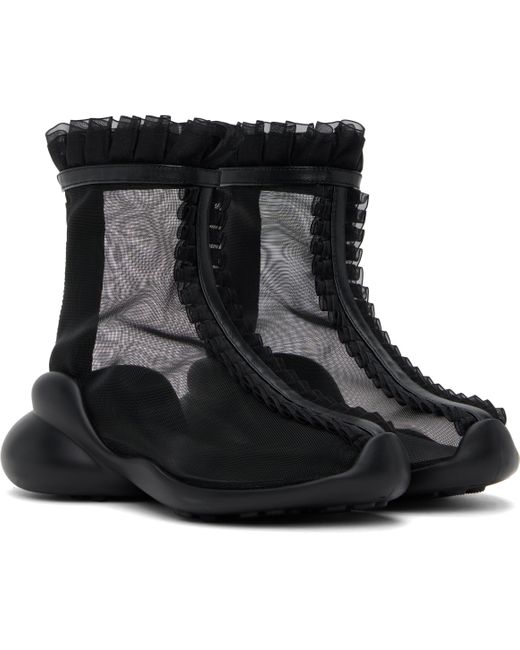 Collina Strada Black Fctry Lab Edition Rufl Boots