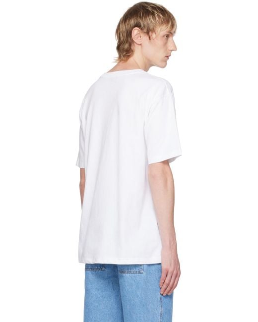 T-shirt blanc à image à logo Dime pour homme en coloris White