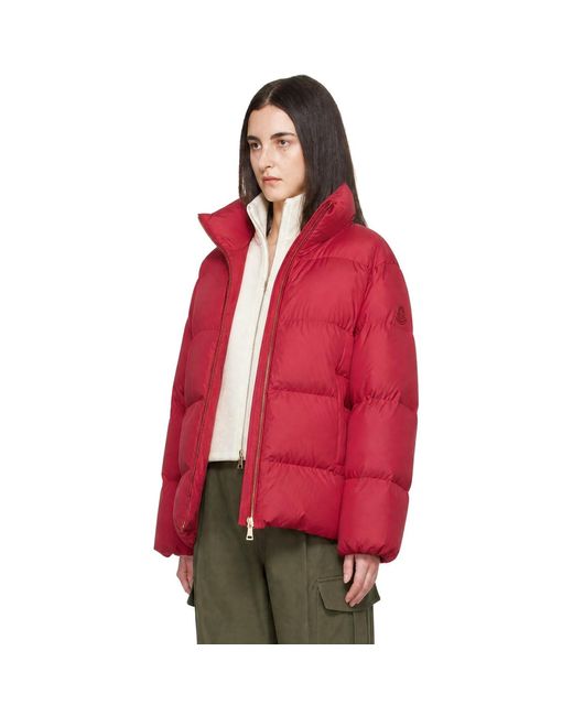 Moncler Red Vivantesse Down Jacket