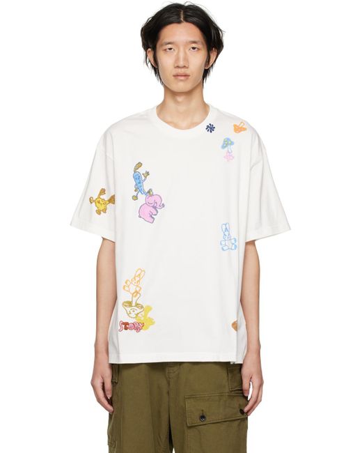STORY mfg. White Grateful T-Shirt for men
