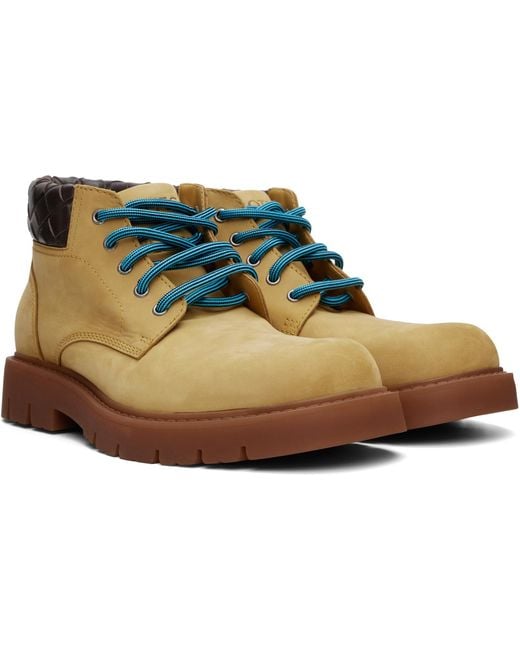 Bottega Veneta Brown Haddock Cropped Boots for men