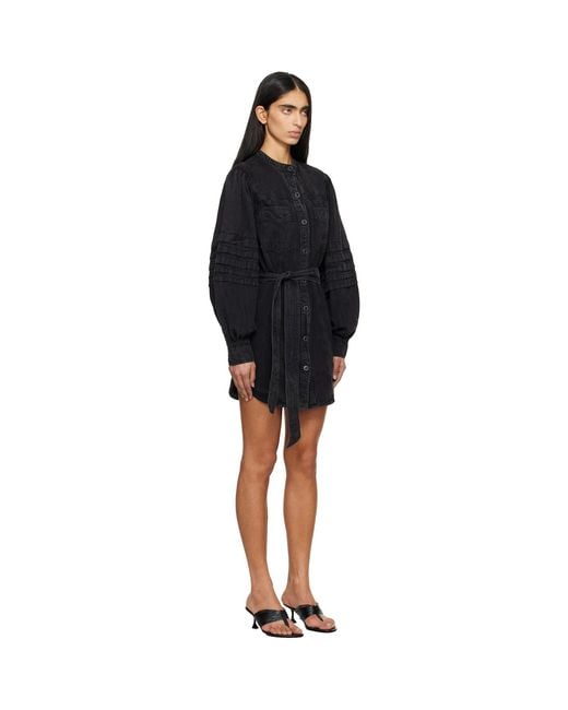 Isabel Marant Black Moe Minidress