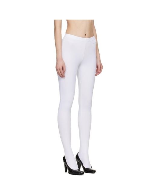 Vetements White Push-Up Tights
