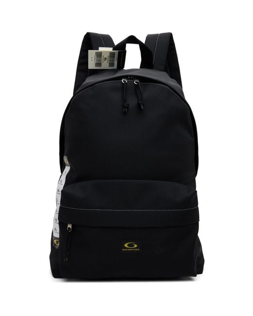 Balenciaga Black Explorer Backpack for men