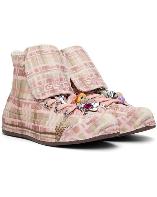 Collina Strada Pink Converse Edition Chuck 70 Hi Sneakers