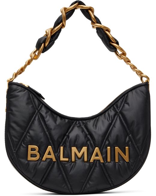 Balmain ブラック 1945 Soft Moon バッグ Black