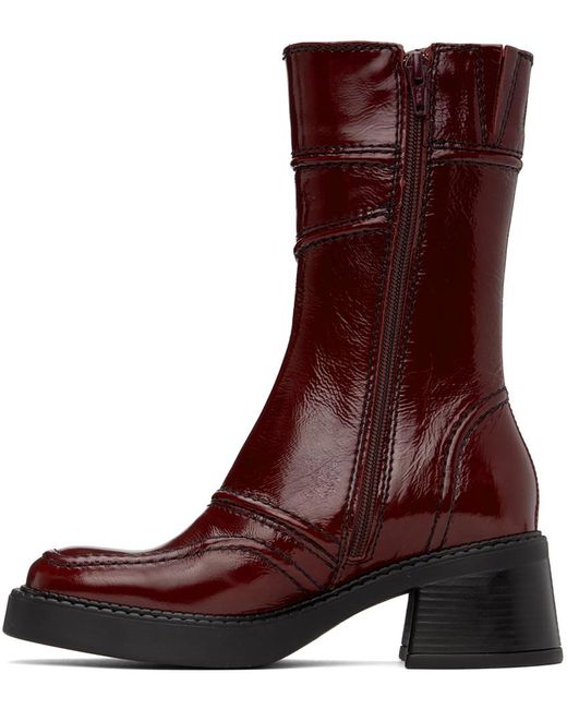 Miista Malene Boots In Red Lyst