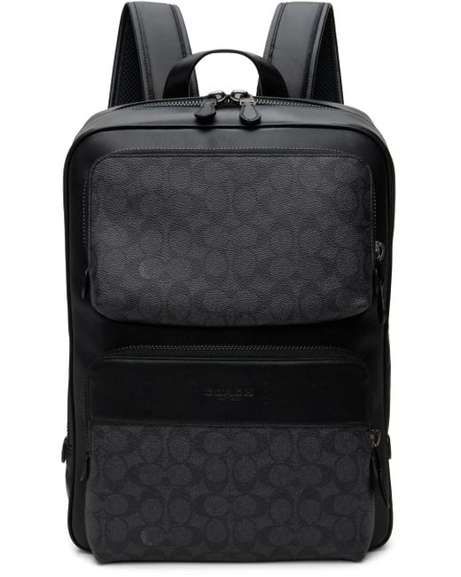 COACH Black Gotham Backpack for men