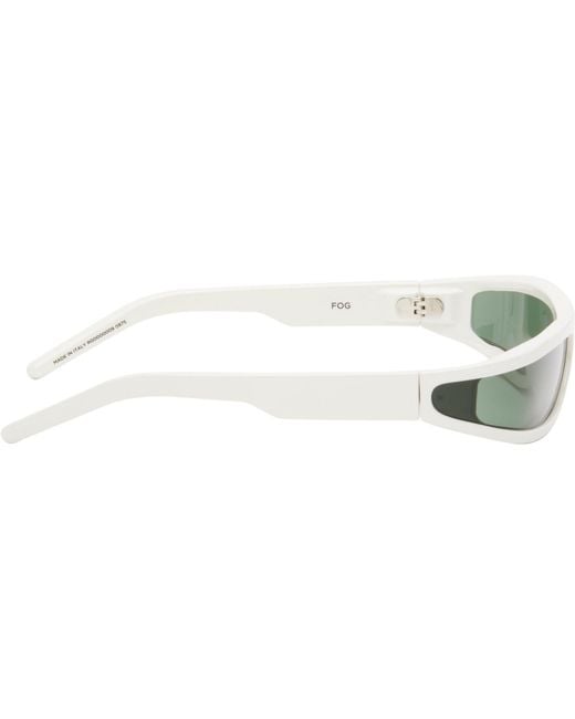 Rick Owens Black Temple Fog Sunglasses for men
