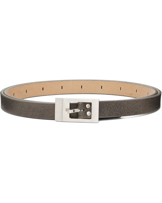 Rick Owens Brown Tower Mini Stooges Belt for men