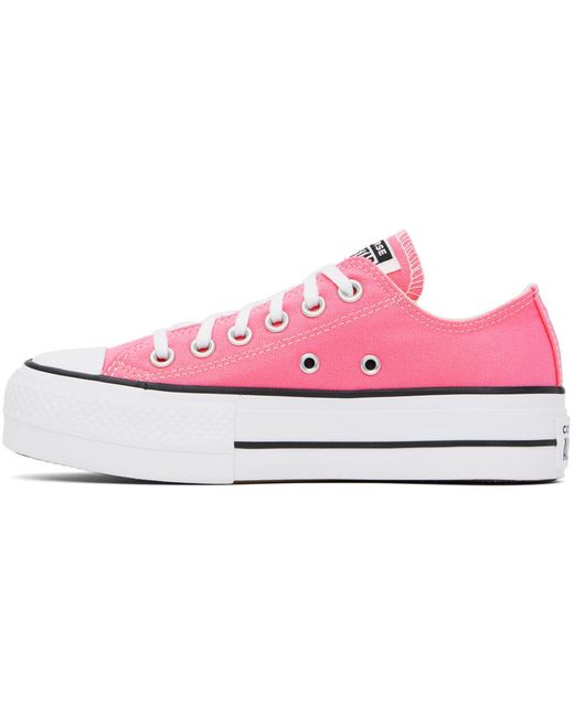 Converse Black Pink Chuck Taylor All Star Lift Sneakers