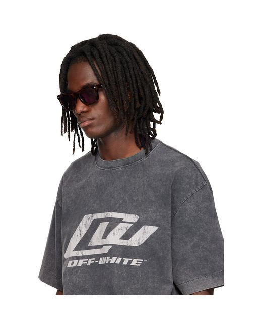 Off-White c/o Virgil Abloh Brown Katy Sunglasses for men