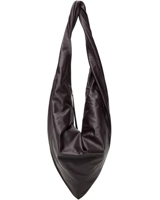 Lemaire Black Scarf Bag for men