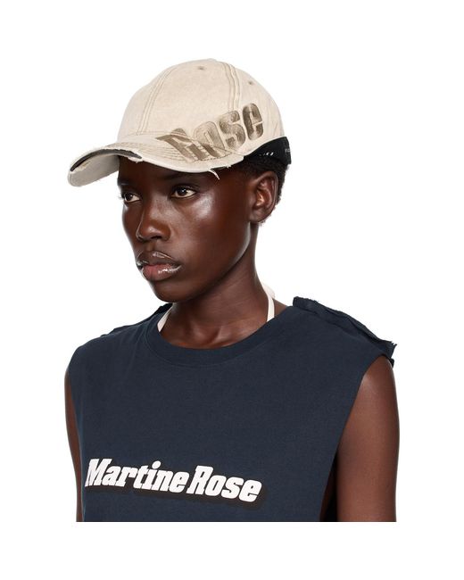 Martine Rose Blue Ssense Exclusive Roll Back Cap