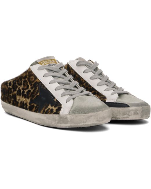 Golden Goose Deluxe Brand ブラウン Super-Star サボ スニーカー Black