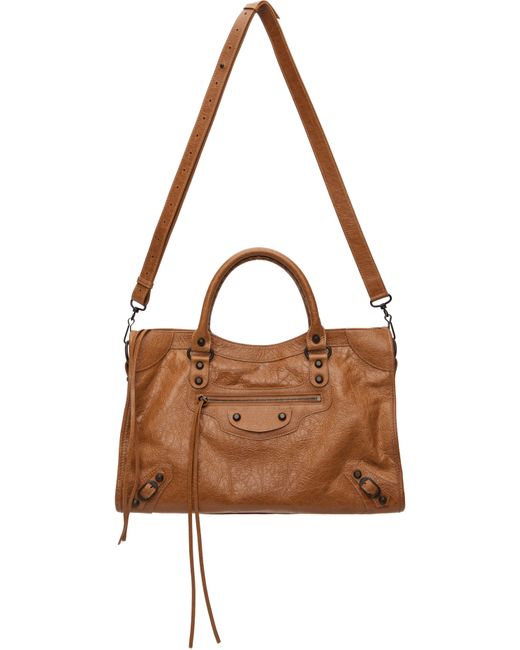 Balenciaga タン ミディアム 'Le City' バッグ Brown